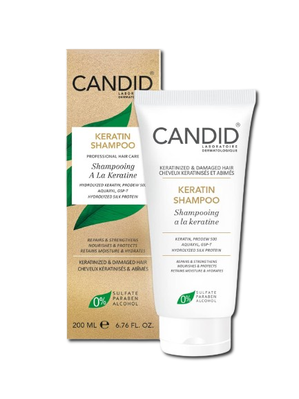 مای دارو - شامپو کراتینه کاندید مناسب مو کراتینه و آسیب دیده