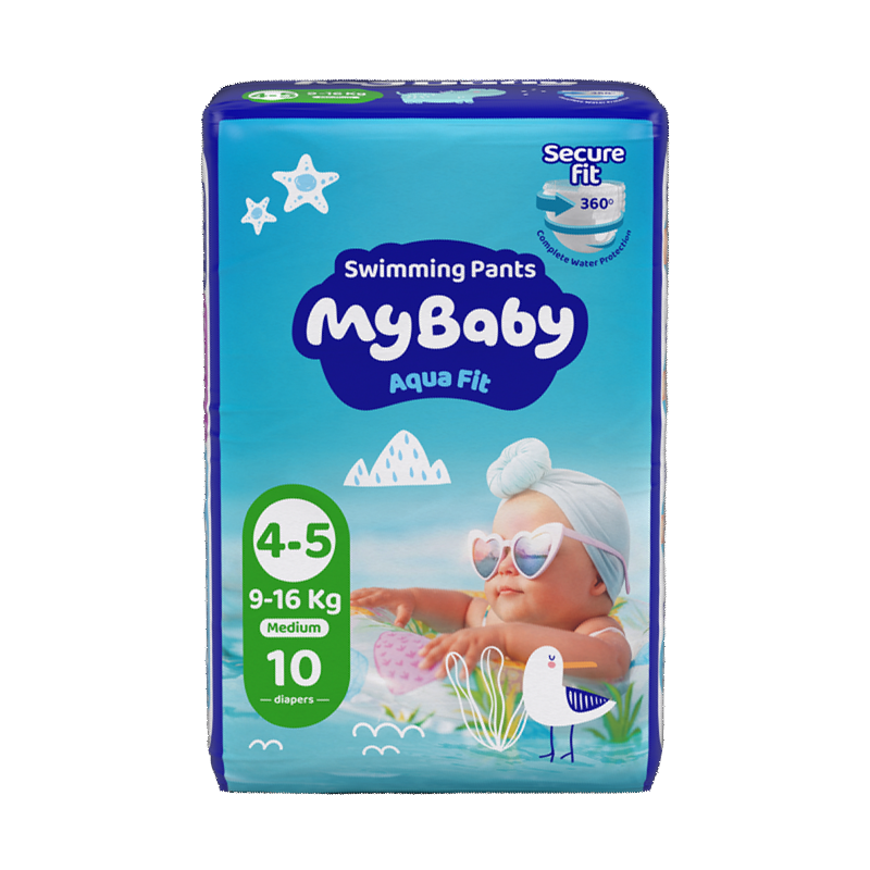 مای دارو - پوشک استخری مای‌بیبی مخصوص شنا سایز 5-4