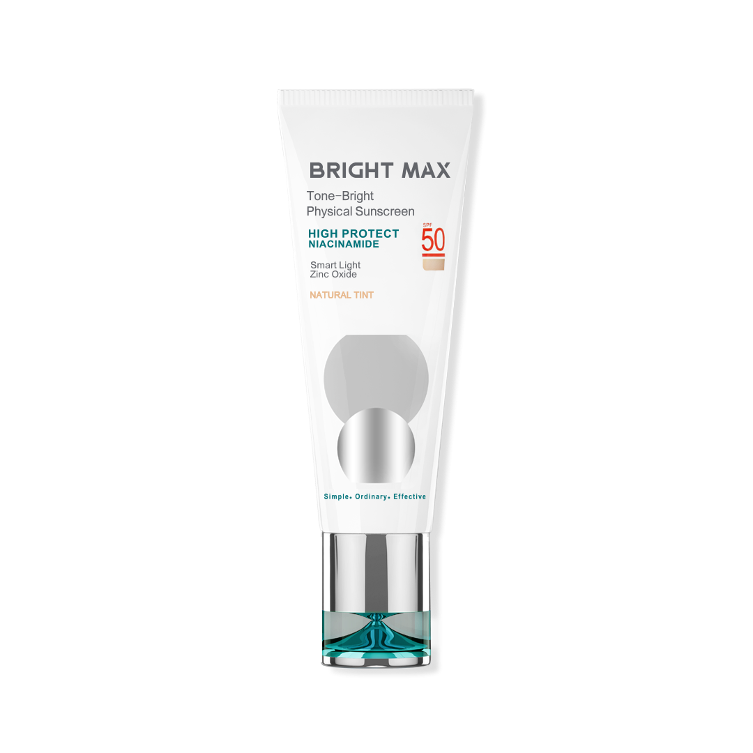 مای دارو - کرم ضد آفتاب فیزیکال رنگی تن برایت SPF50 برایت مکس