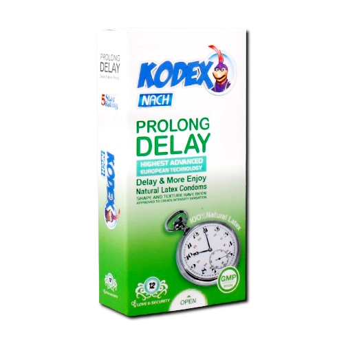 مای دارو - کاندوم تاخیری پرولانگ دیلی (12 عددی)کدکس