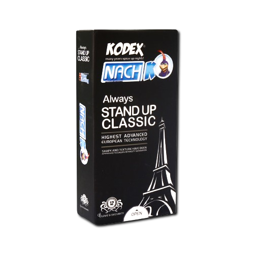 مای دارو - کاندوم استند آپ کلاسیک (12 عددی) کدکس