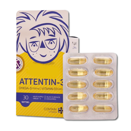 مای دارو - سافت ژل اتنتین 3  (امگا 3+د3) جهان فارمد آریا