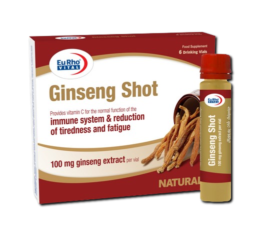 مای دارو - ویال خوراکی جینسینگ شات یورو ویتال