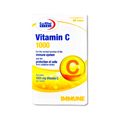 مای دارو - قرص ویتامین C 1000 میلی گرم یورو ویتال