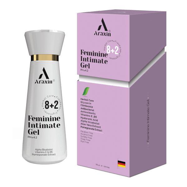 مای دارو - ژل شستشوی بانوان روشن کننده گیاهی آراکسین (8+2)