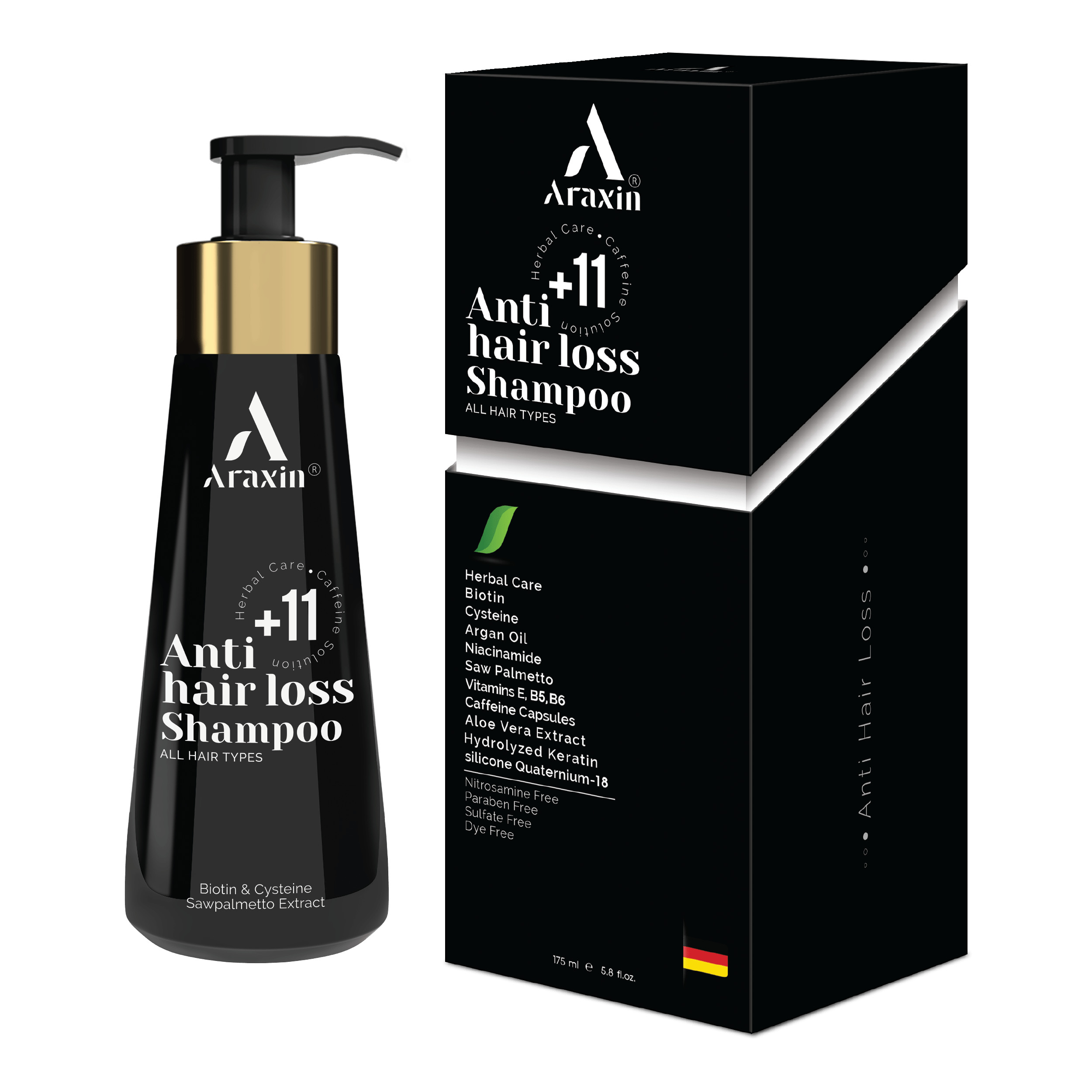 مای دارو - شامپو ضد ریزش مو و تقویت کننده گیاهی آراکسین