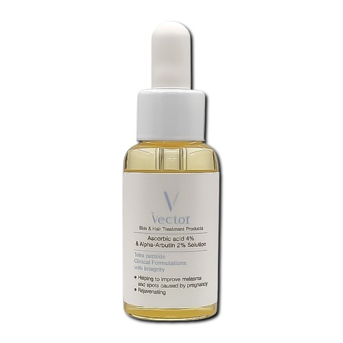 مای دارو - سرم اسکوربیک اسید 4% و آلفا آربوتین 2% وکتور