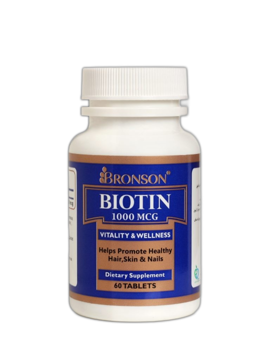 مای دارو - قرص بیوتین ۱۰۰۰ میکروگرم برونسون