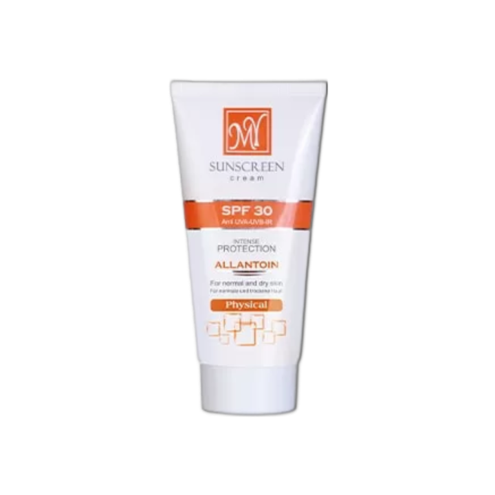 مای دارو - کرم ضد آفتاب فیزیکال مناسب پوست های معمولی تا خشک SPF30 مای