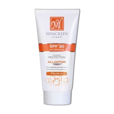 مای دارو - کرم ضد آفتاب فیزیکال مناسب پوست های معمولی تا خشک SPF30 مای