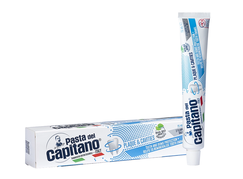 مای دارو - خمیردندان ضد پلاک و پوسیدگی پاستا دل کاپیتانو