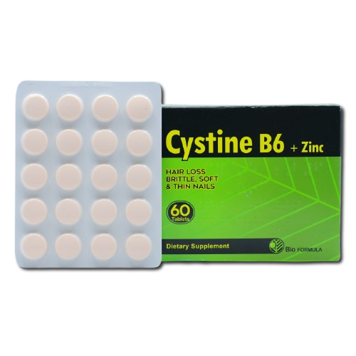 مای دارو - قرص سیستین B6 و زینک بایو فرمولا