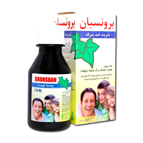 مای دارو - شربت ضد سرفه گیاهی برونسبان سبز دارو