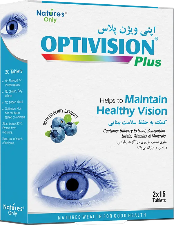 مای دارو - قرص اپتی ویژن پلاس نیچرز اونلی