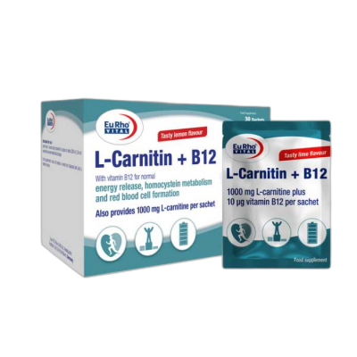 مای دارو - ساشه ال کارنیتین پلاس B12 یورو ویتال