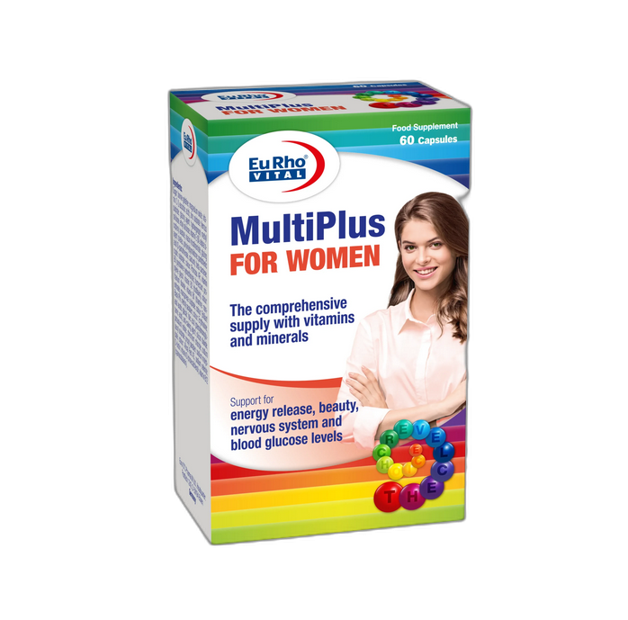 مای دارو - کپسول مولتی پلاس بانوان یورو ویتال