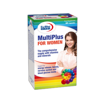 مای دارو - کپسول مولتی پلاس بانوان یورو ویتال