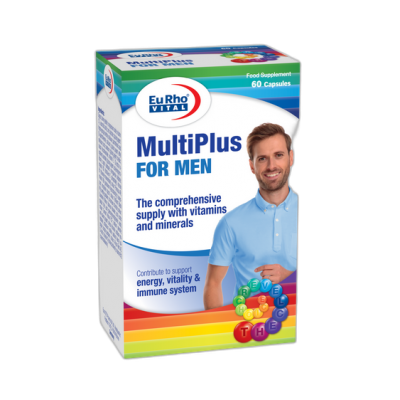 مای دارو - کپسول مولتی پلاس آقایان یورو ویتال