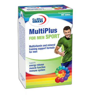 مای دارو - قرص مولتی پلاس فور من اسپرت یورو ویتال