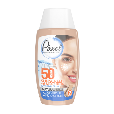 مای دارو - کرم ضد آفتاب رنگ بژ طبیعی مناسب پوست چرب پیکسل