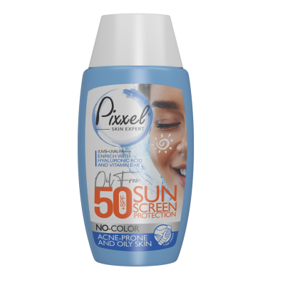 مای دارو - کرم ضد آفتاب  (بی رنگ) مناسب پوست جوشدار و چرب پیکسل