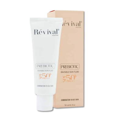 مای دارو - فلوئید ضد آفتاب پروبیوتیک SPF50 مناسب پوست چرب رویوال