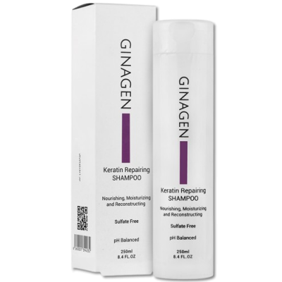 مای دارو - شامپو ترمیم کننده فاقد سولفات مناسب موهای کراتینه ژیناژن