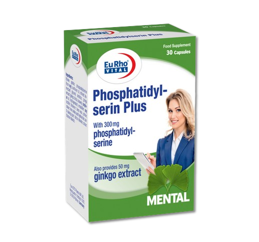 مای دارو - کپسول فسفاتیدیل سرین پلاس یورو ویتال