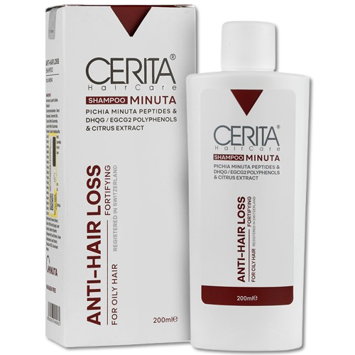 مای دارو - شامپو ضد ریزش مینوتا مخصوص موهای چرب سریتا