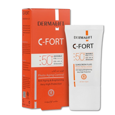 مای دارو - فلوئید ضد آفتاب سی فورت (بی رنگ) SPF50 درمالیفت