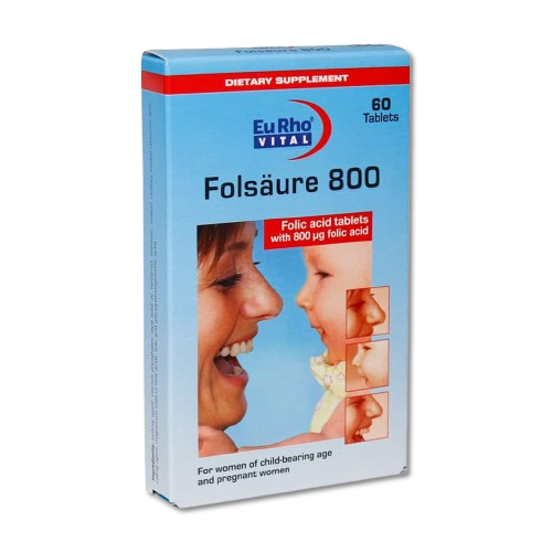 مای دارو - قرص فولیک اسید یورو ویتال