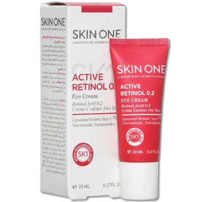 مای دارو - کرم ضد چروک دور چشم اکتیو رتینول 0.2 اسکین وان