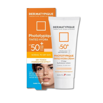 مای دارو - فلوئید ضد آفتاب هیدرا پوست خشک SPF50 (بژ روشن) درماتیپیک