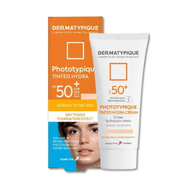 مای دارو - فلوئید ضد آفتاب هیدرا پوست خشک SPF50 (رز بژ) درماتیپیک