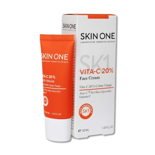 مای دارو - کرم صورت ویتامین C 20 درصد اسکین وان