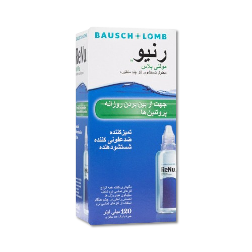مای دارو - محلول شستشوی لنز رنیو بوش اند لومب (120 میلی لیتر)