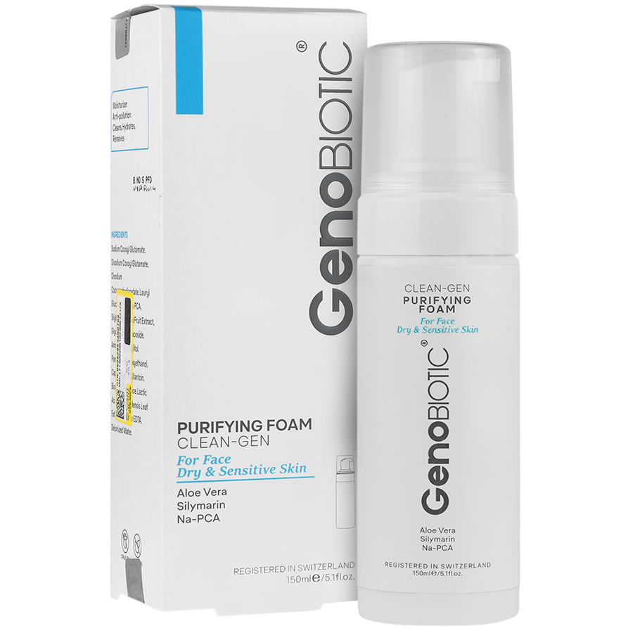 مای دارو - فوم شستشوی صورت (مناسب پوست های خشک و حساس) ژنوبایوتیک