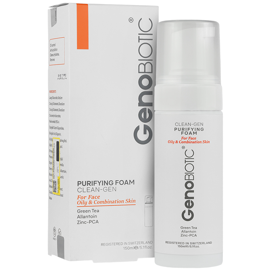 مای دارو - فوم شستشوی صورت (مناسب پوست های چرب و مختلط) ژنوبایوتیک