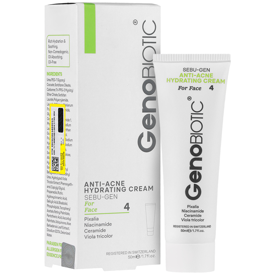 مای دارو - کرم آبرسان ضد آکنه سبوژن 4 ژنوبایوتیک