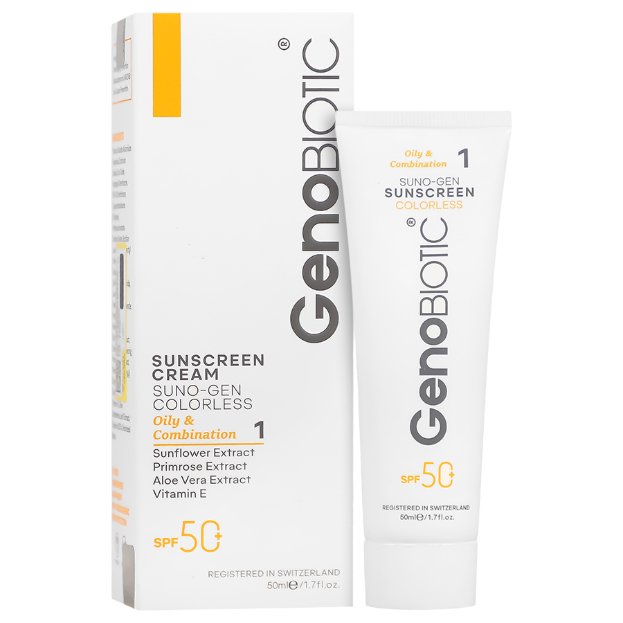 مای دارو - ضد آفتاب مخصوص پوست چرب و مختلط ژنوبایوتیک (بی رنگ)