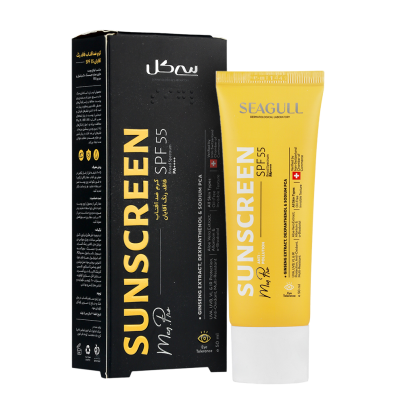 مای دارو - کرم ضد آفتاب فاقد‌ رنگ آقایان SPF 55 سی گل