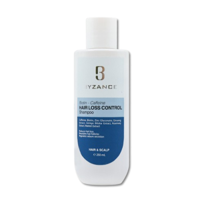 مای دارو - شامپو ضد ریزش بیزانس حاوی بیوتین و کافئین