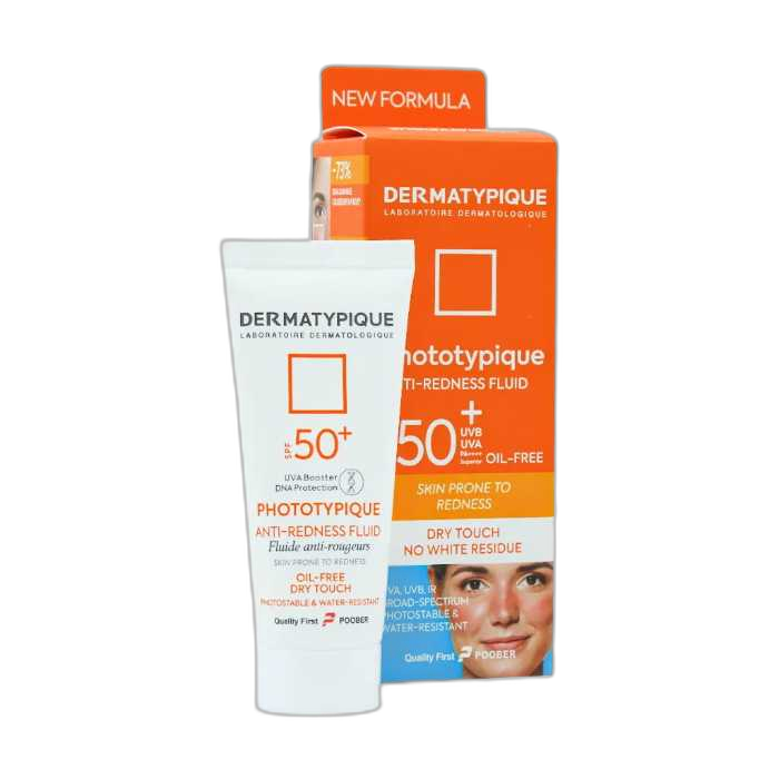 مای دارو - فلوئید ضد آفتاب (بی رنگ)ضد قرمزی و پوست حساس SPF50 درماتیپیک