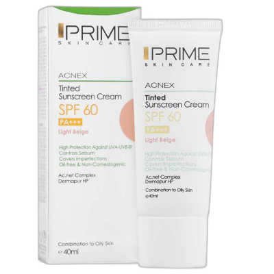 مای دارو - کرم ضدآفتاب رنگی(بژ روشن) SPF60 پرایم