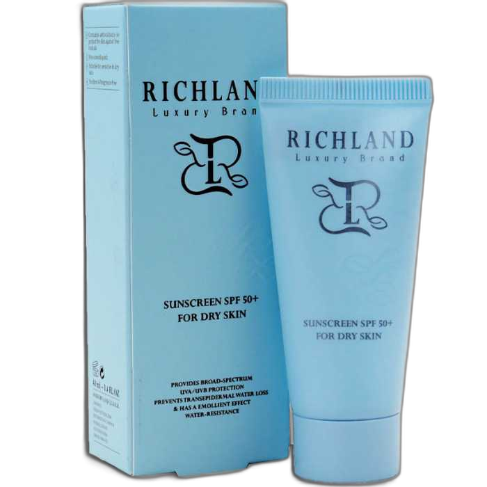 مای دارو - ضد آفتاب رنگی پوست خشک (02 بژ طبیعی) ریچلند SPF50