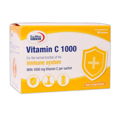 مای دارو - ساشه ویتامین C 1000 میلی گرم یورو ویتال